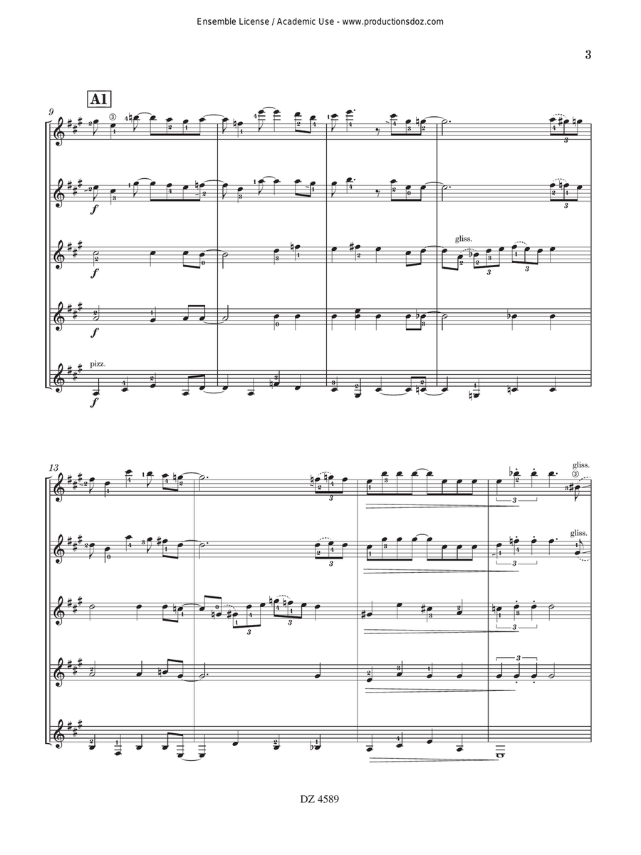 Happy Swing by Thierry Tisserand Guitar Ensemble - Digital Sheet Music page 3