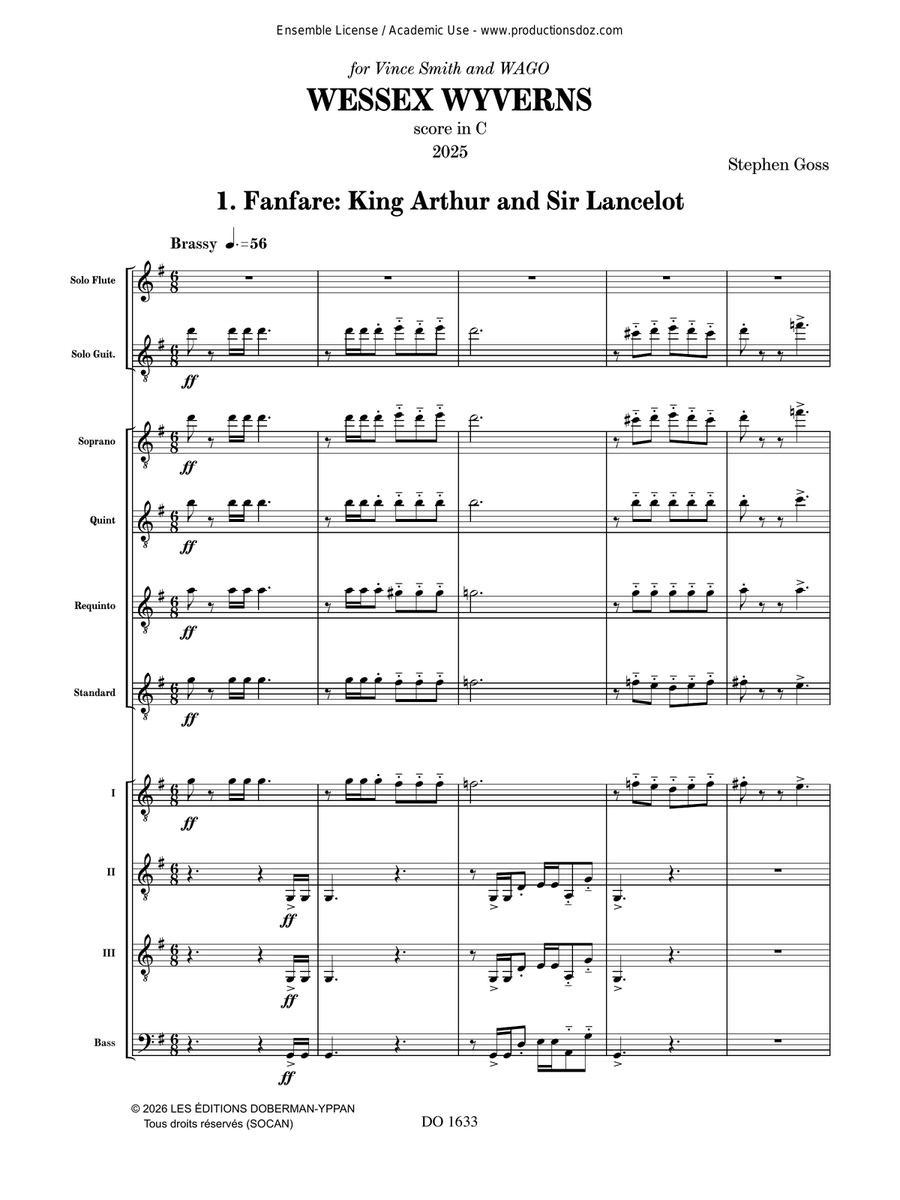 Wessex Wyverns Score - Digital Sheet Music page 5
