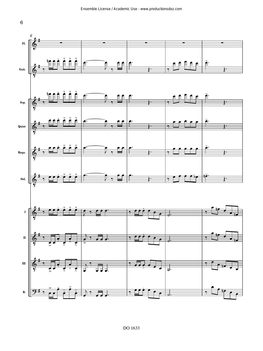 Wessex Wyverns Score - Digital Sheet Music page 6