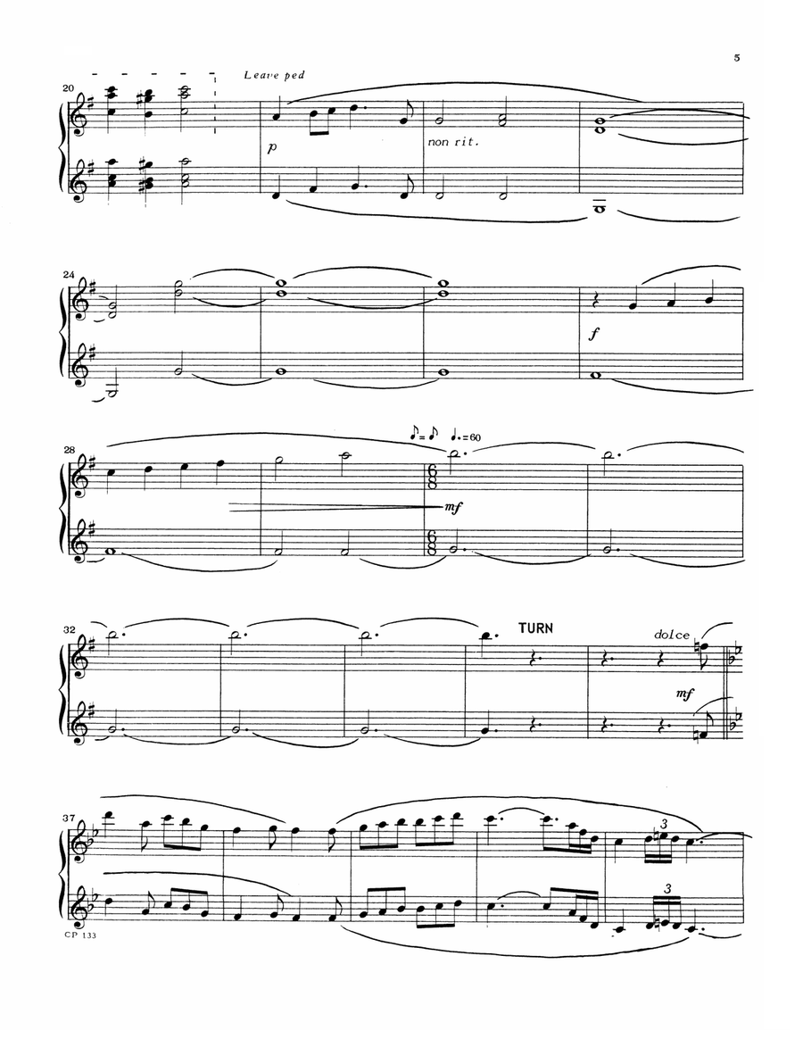 Suite for Christmas Day (Downloadable) by John Biggs Piano Duet - Digital Sheet Music page 5