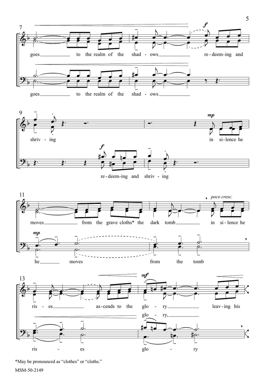 In Silence (Downloadable) 4-Part - Digital Sheet Music page 5