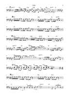 Vivo Per Lei Cello Solo scores gallery preview page 3