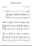 Blessed Assurance for Clarinet & Piano (Easy - Key of C Major)