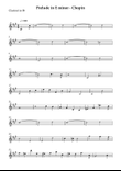 Prelude in E minor - Chopin