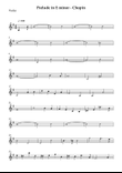 Prelude in E minor - Chopin