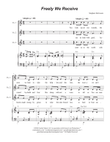 Freely We Receive (2-part choir - (SA)
