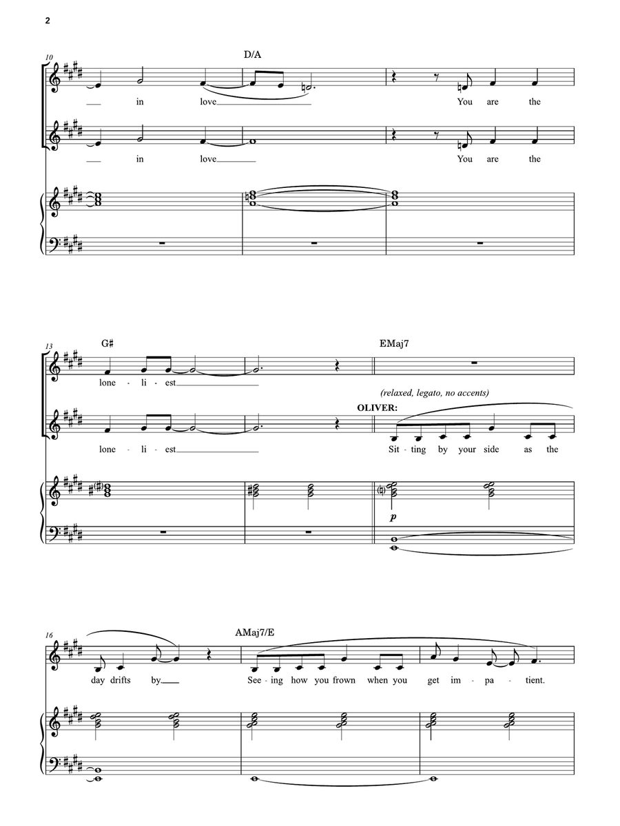 When You're In Love (from Maybe Happy Ending) Voice - Digital Sheet Music page 2