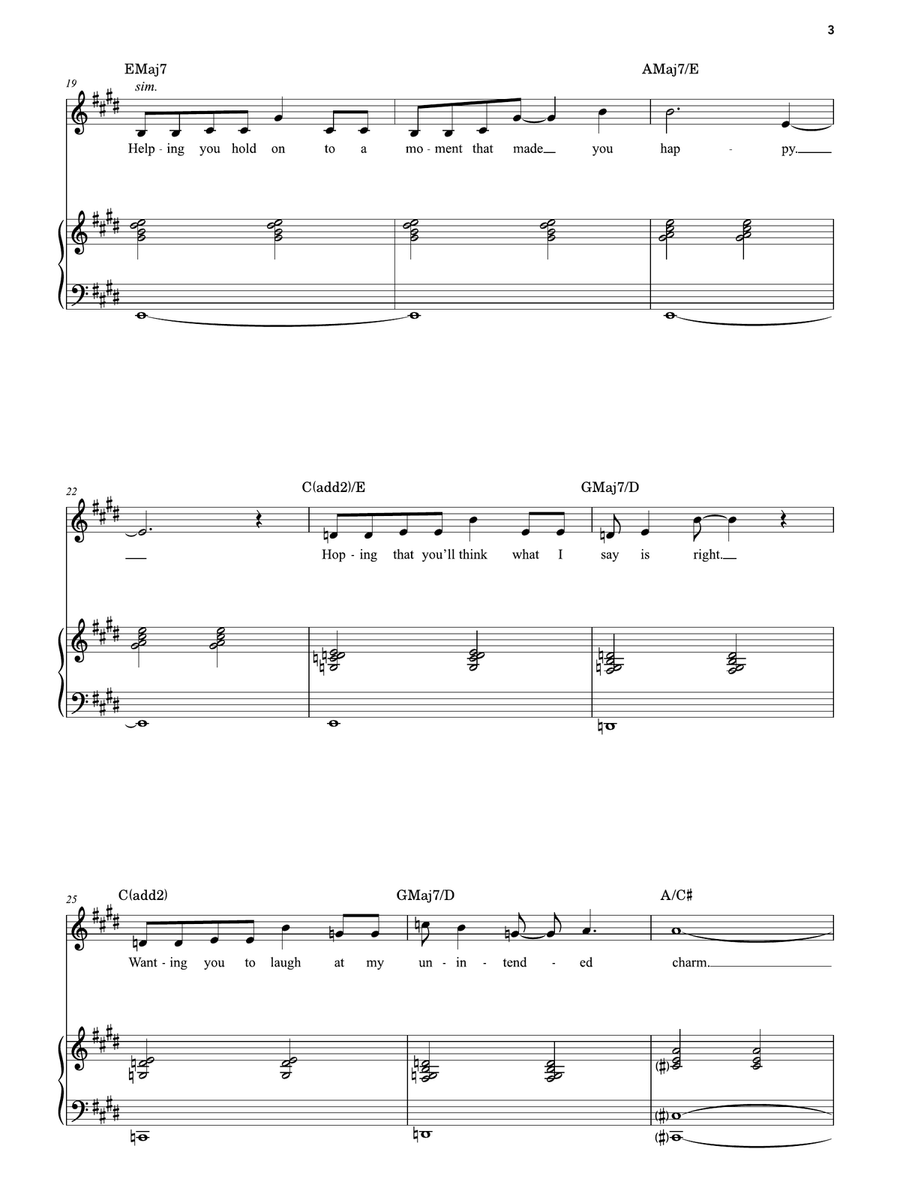 When You're In Love (from Maybe Happy Ending) Voice - Digital Sheet Music page 3