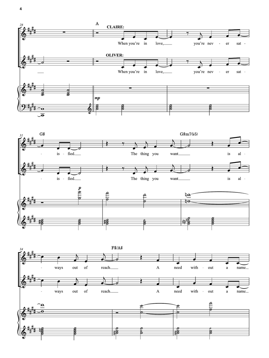 When You're In Love (from Maybe Happy Ending) Voice - Digital Sheet Music page 4