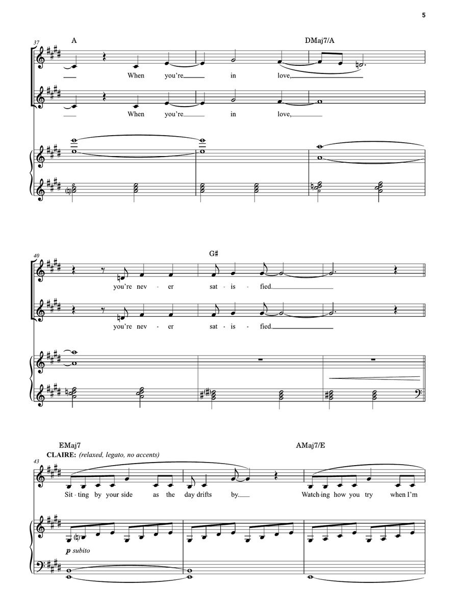 When You're In Love (from Maybe Happy Ending) Voice - Digital Sheet Music page 5