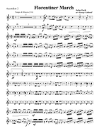 Florentine March Concert Band scores gallery preview page 6