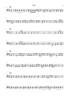 Young And Beautiful Cello Solo scores gallery preview page 3
