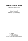 Tritsch Tratsch Polka for 6 part vocal ensemble