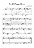 The Old Rugged Cross - Violin Duet in C With Chords & Lyric - Easy