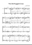 The Old Rugged Cross - Cello Duet in Bb With Chords & Lyric - Easy