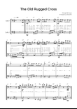 The Old Rugged Cross - Cello Duet in C With Chords & Lyric - Easy