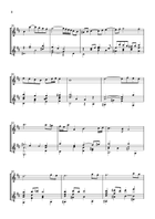 AIR ON THE G STRING [BACH] FOR VIOLIN AND GUITAR String Duet scores gallery preview page 3