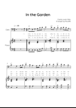 In the Garden - Cello & Piano in C With Chords & Lyric - Easy