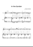 In the Garden - Flute & Piano in C With Chords & Lyric - Easy