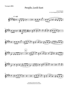 People, Look East [BESANÇON] Brass Quintet scores gallery preview page 6