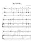 He Leadeth Me - Violin & Piano in C With Chords & Lyric - Easy