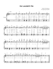 He Leadeth Me - Piano in C Solo With Chords & Lyrics - Easy