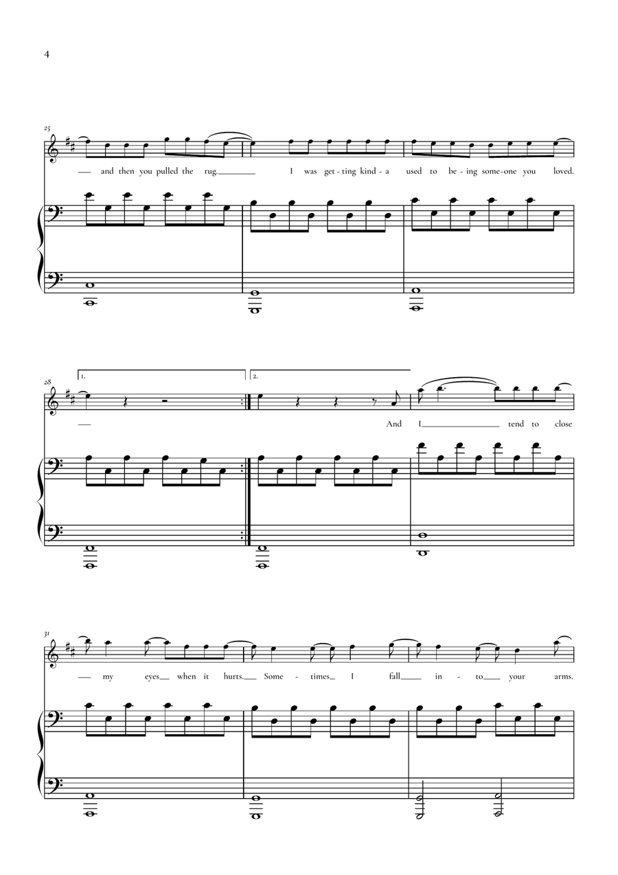 Someone You Loved by Lewis Capaldi Chamber Music - Digital Sheet Music page 4