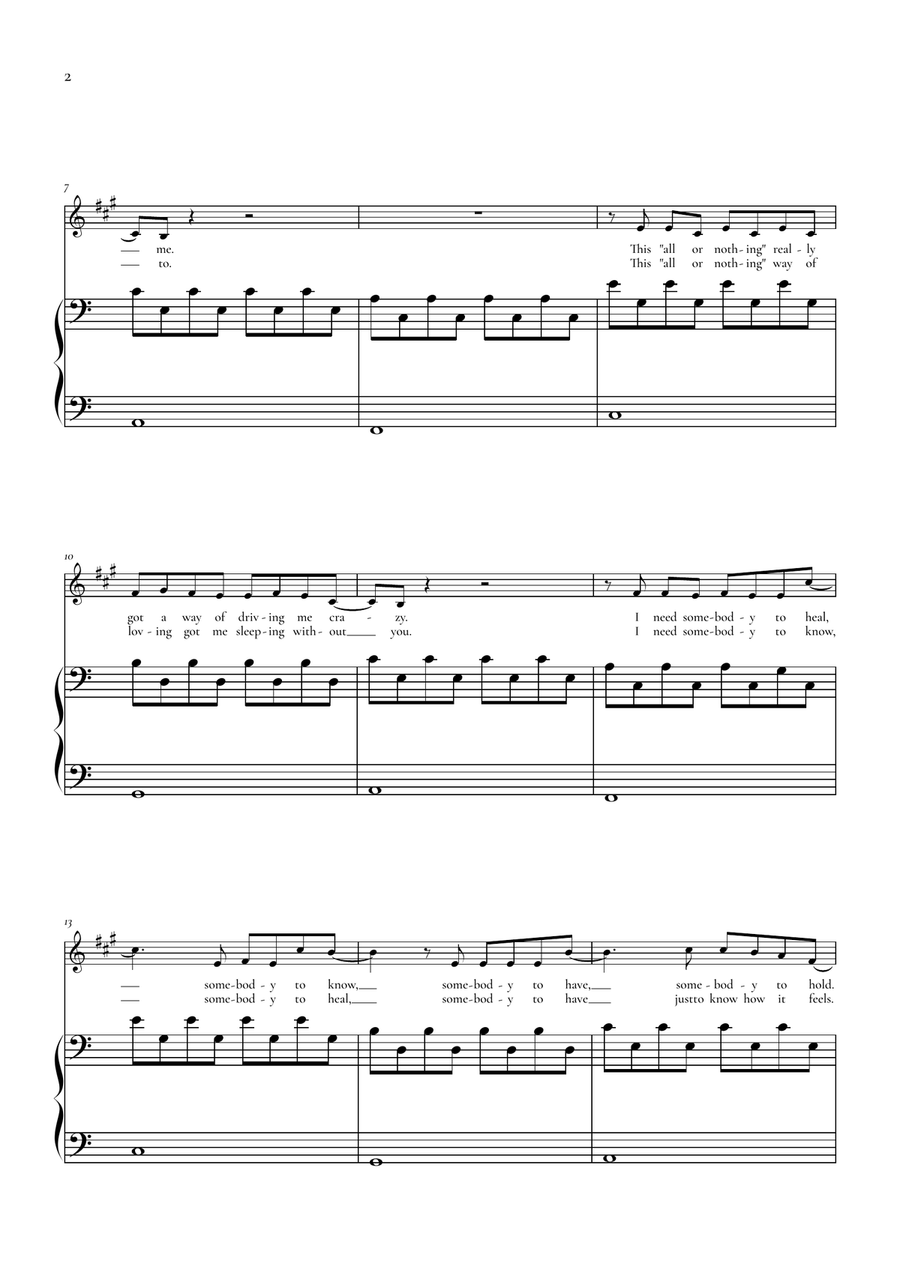 Someone You Loved by Lewis Capaldi Chamber Music - Digital Sheet Music page 2