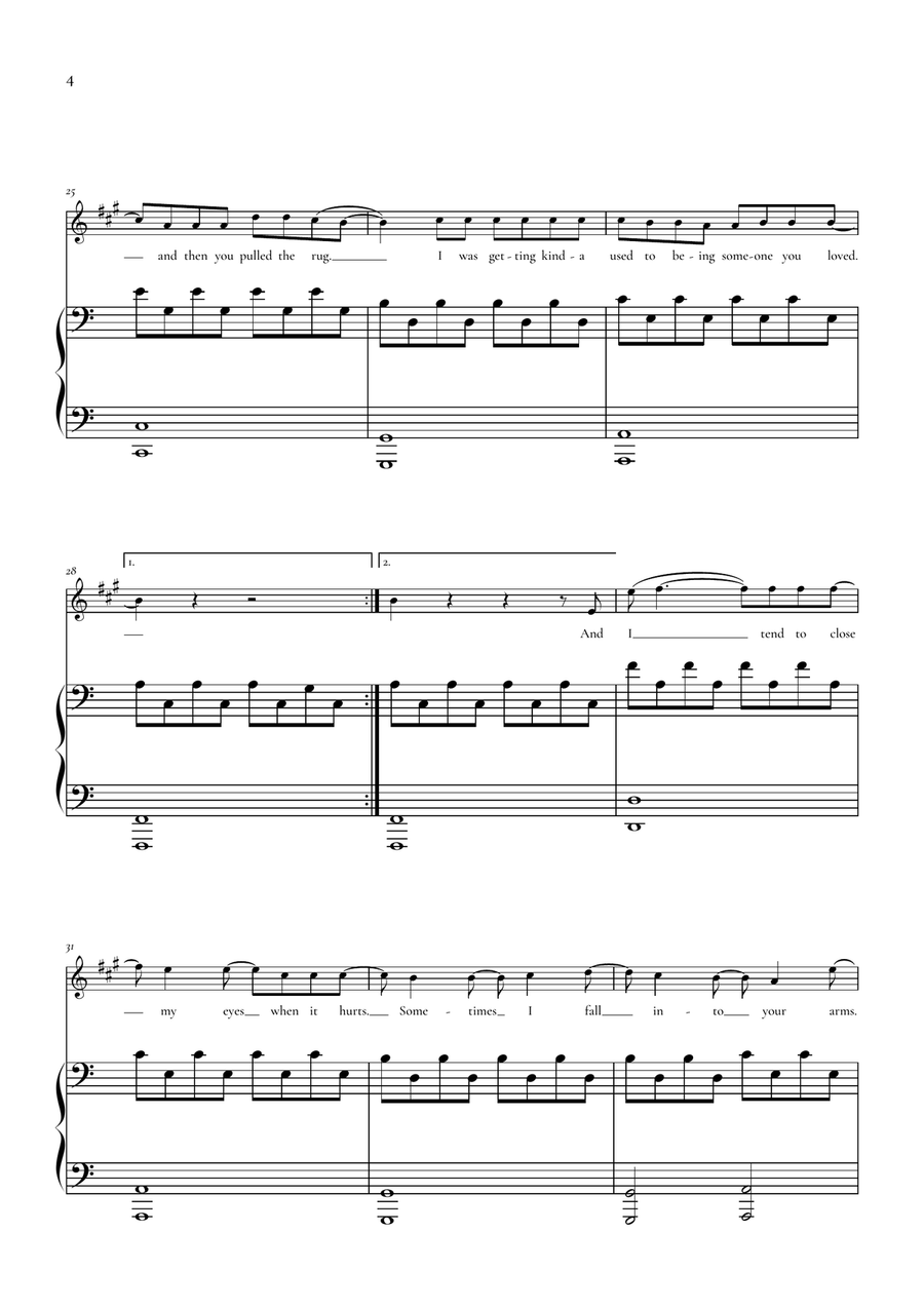 Someone You Loved by Lewis Capaldi Chamber Music - Digital Sheet Music page 4