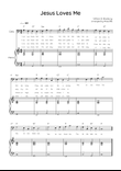 Jesus Loves Me - Cello & Piano in C With Chords & Lyric - Easy