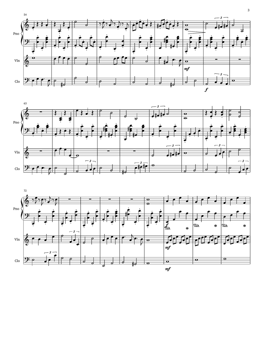 Trio Sonatina Piano Trio - Digital Sheet Music page 3
