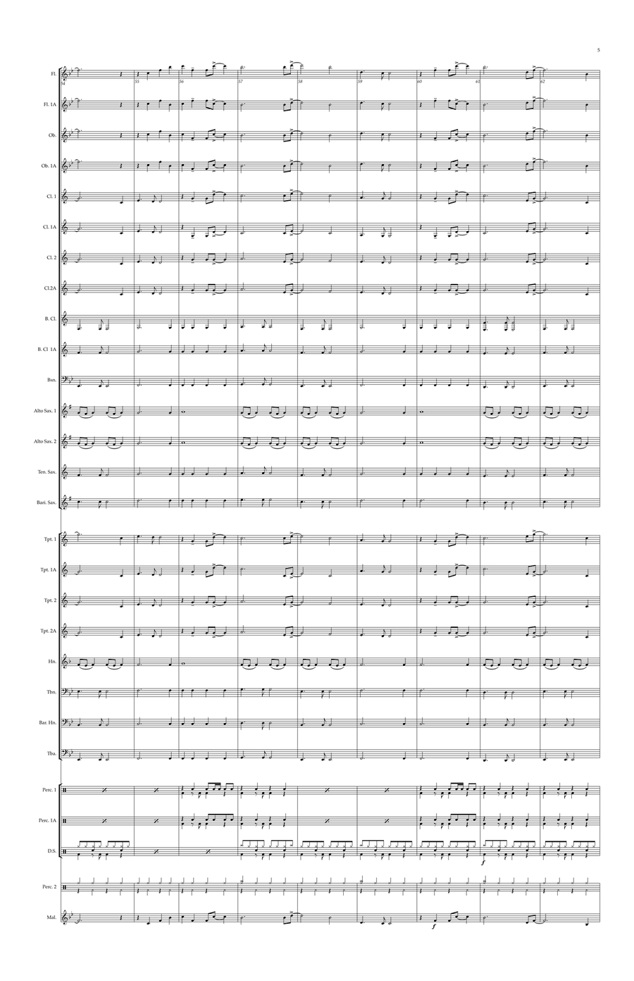 Defying Gravity by Stephen Schwartz Concert Band - Digital Sheet Music page 5