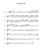 Aunty Pat Tenor Voice scores gallery preview page 3
