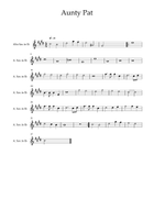 Aunty Pat Tenor Voice scores gallery preview page 4