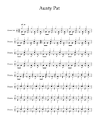 Aunty Pat Tenor Voice scores gallery preview page 5