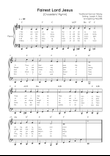 Fairest Lord Jesus (Crusaders' Hymn) - Piano in C With Chords & Lyrics - Easy