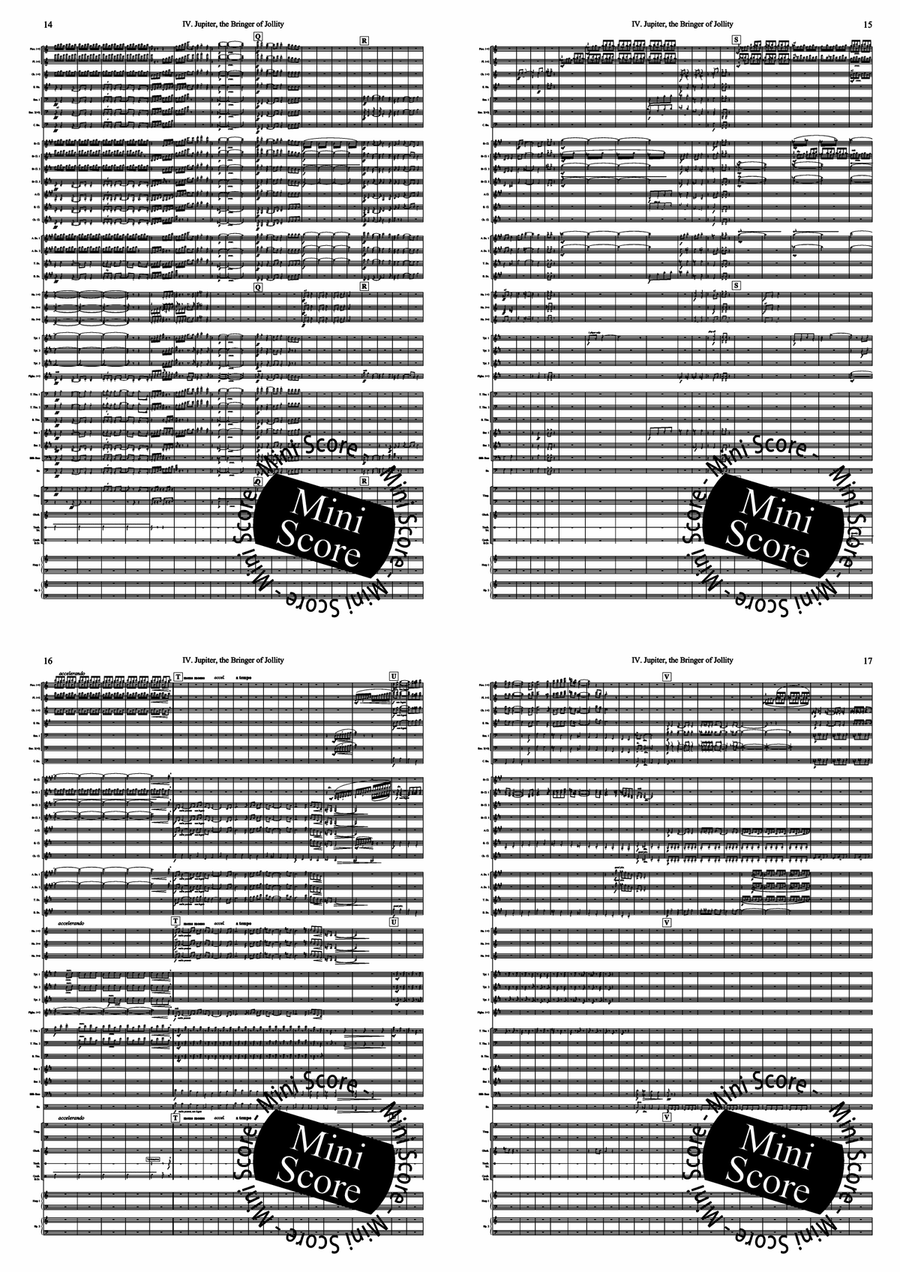Jupiter, the Bringer of Jollity by Gustav Holst Concert Band - Sheet Music page 6