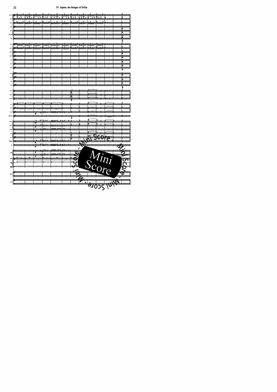 Jupiter, the Bringer of Jollity by Gustav Holst Concert Band - Sheet Music page 8