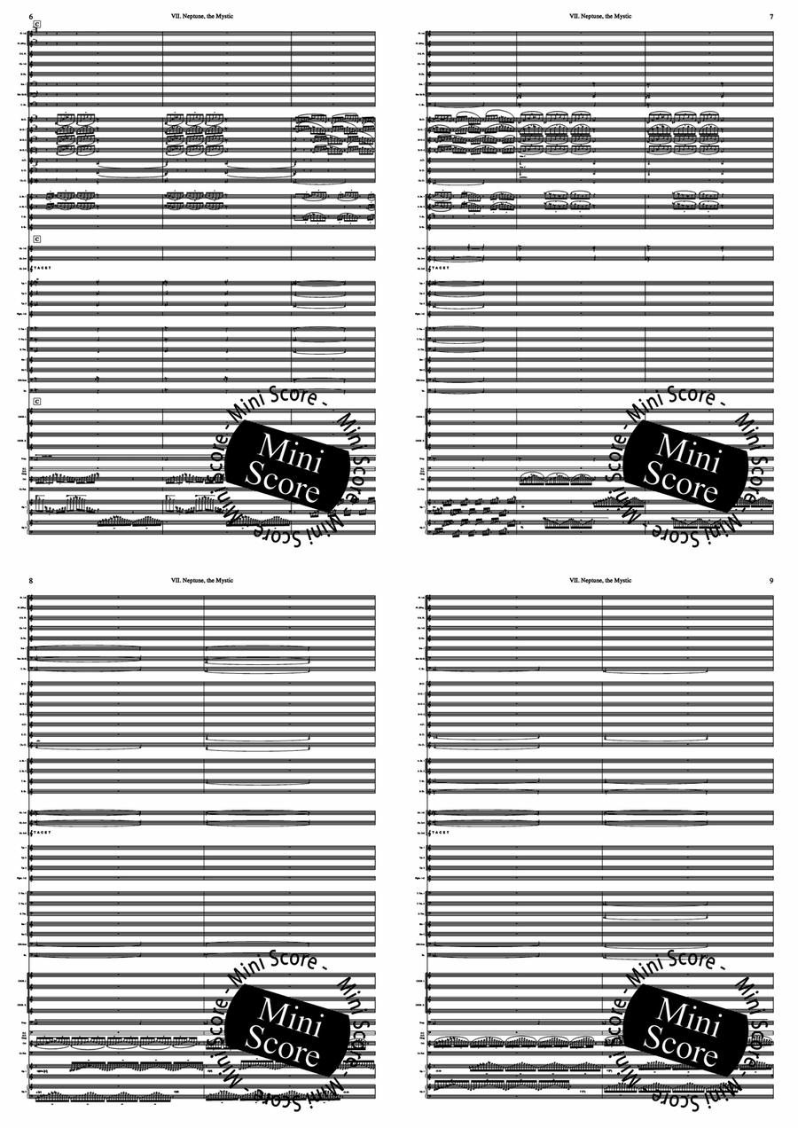 Neptune, the Mystic by Gustav Holst Concert Band - Sheet Music page 4
