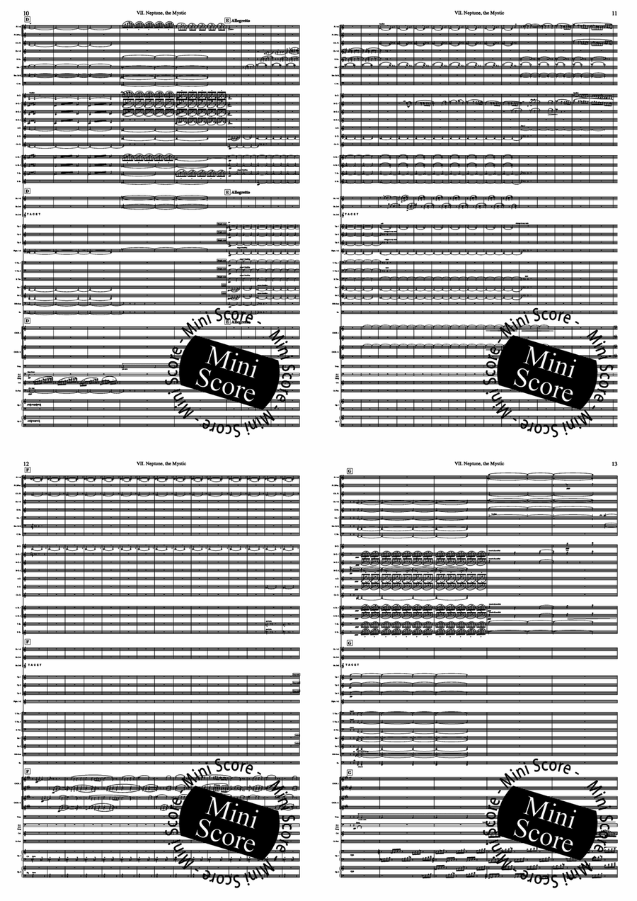 Neptune, the Mystic by Gustav Holst Concert Band - Sheet Music page 5
