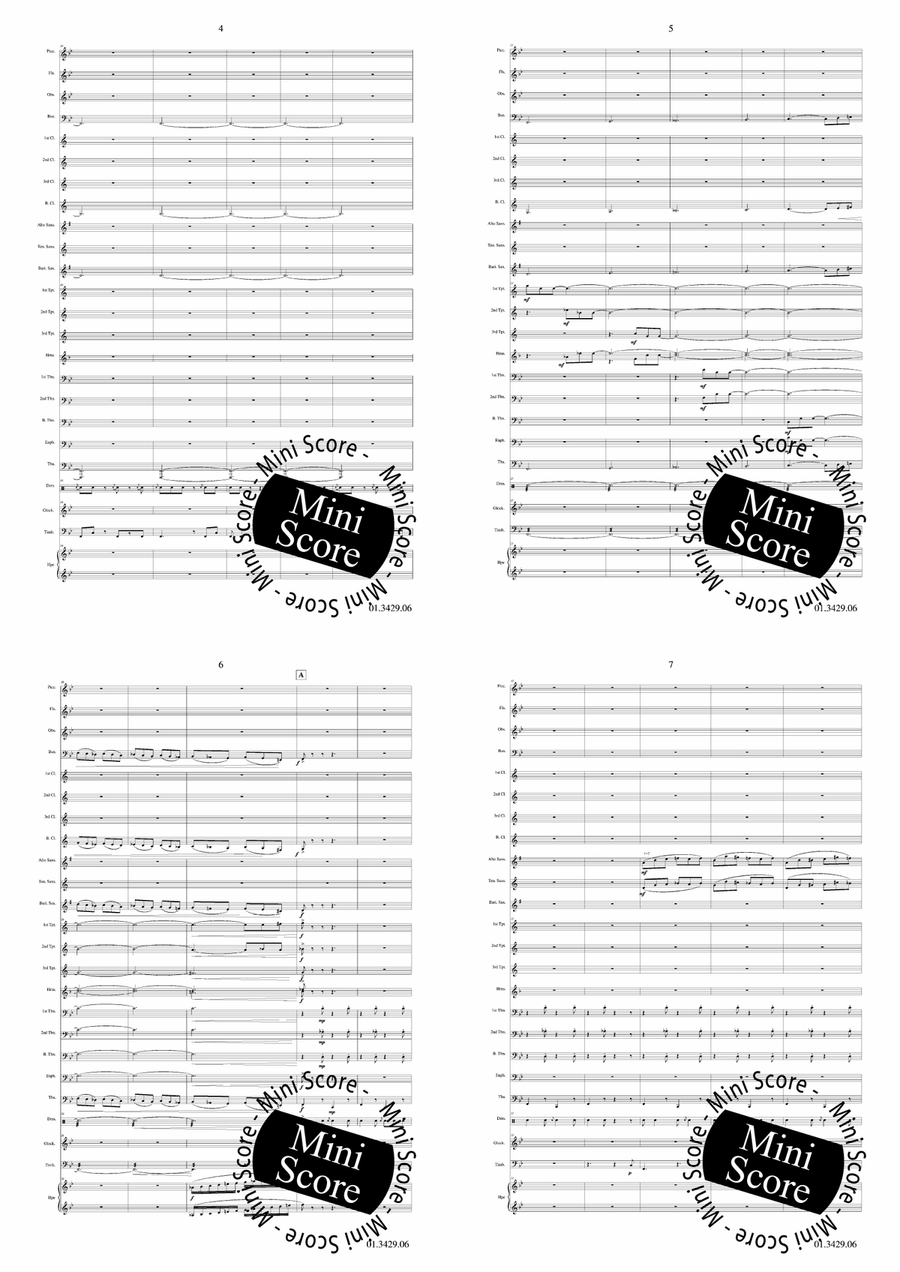Marche des Satyres Concert Band - Sheet Music page 4
