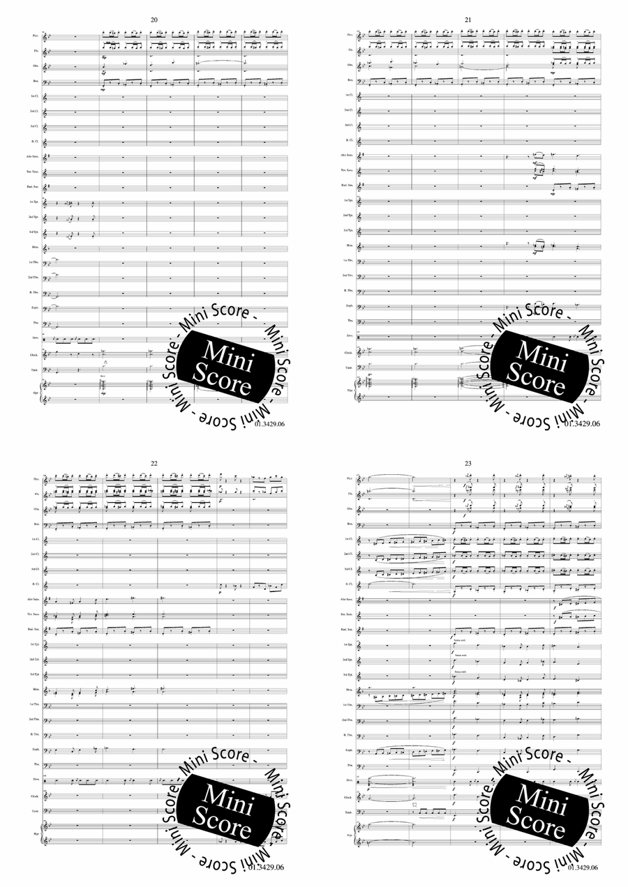 Marche des Satyres Concert Band - Sheet Music page 8