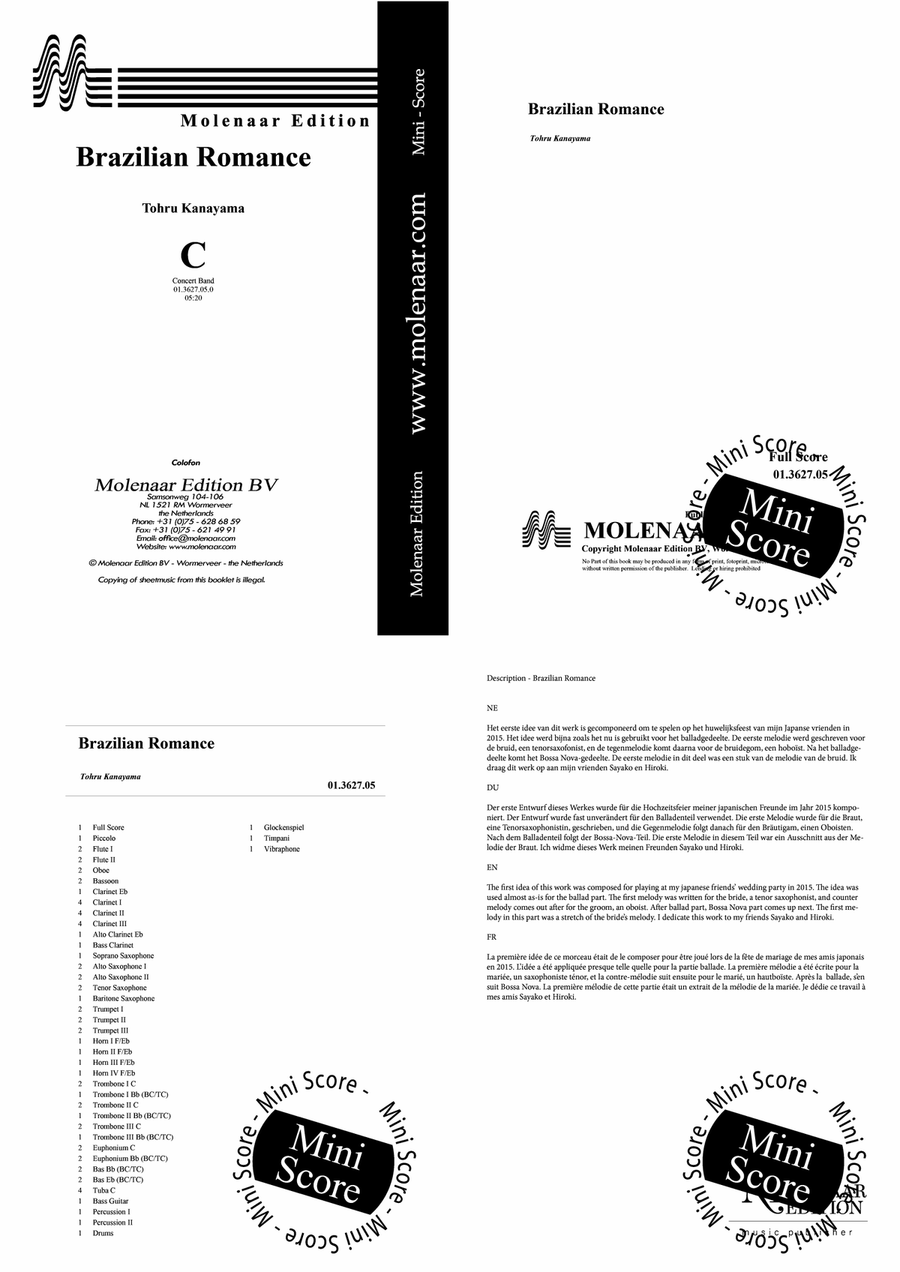 Brazilian Romance Concert Band - Sheet Music page 2