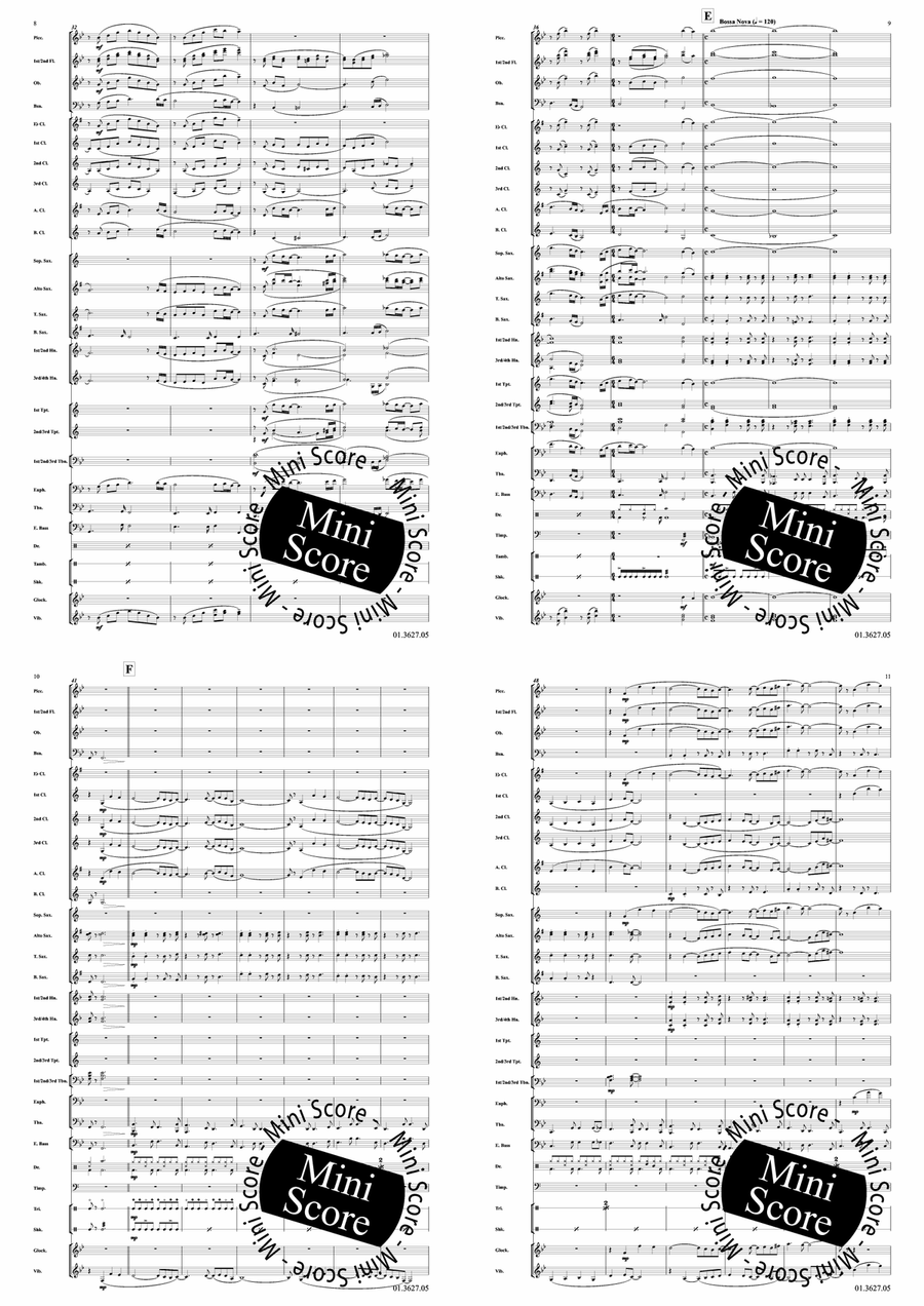 Brazilian Romance Concert Band - Sheet Music page 5
