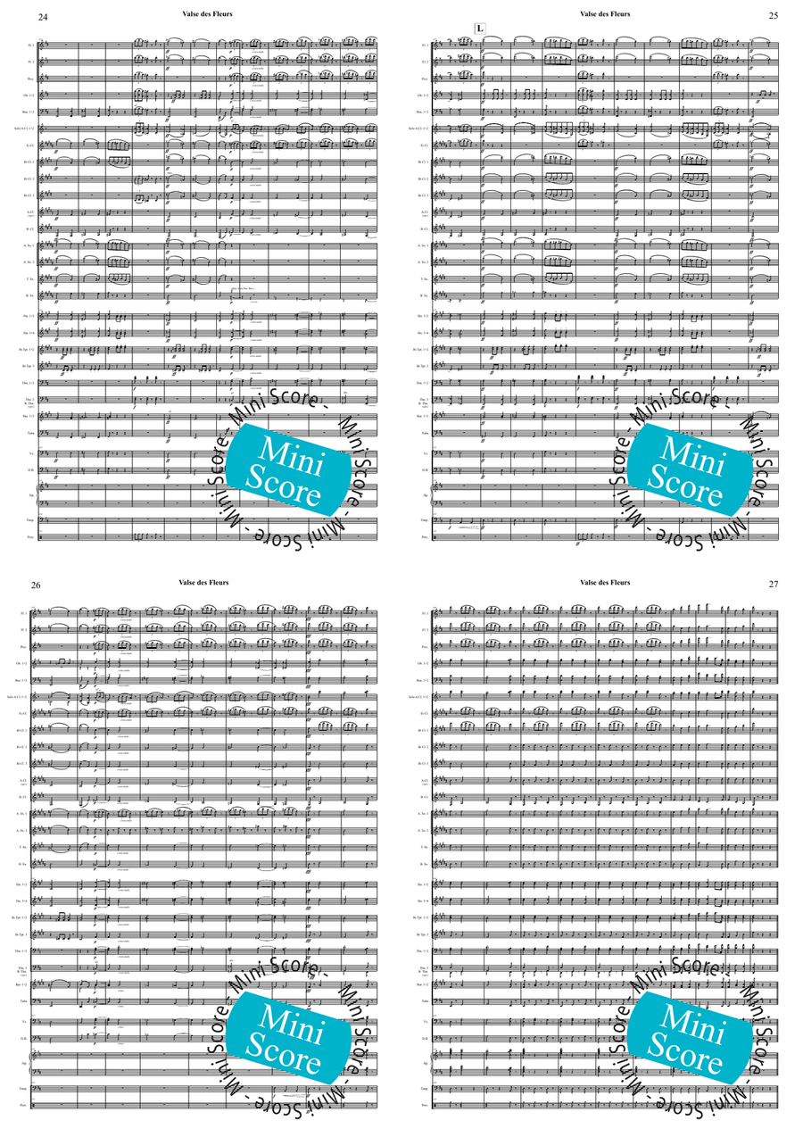 Valse des Fleurs Concert Band - Sheet Music page 8