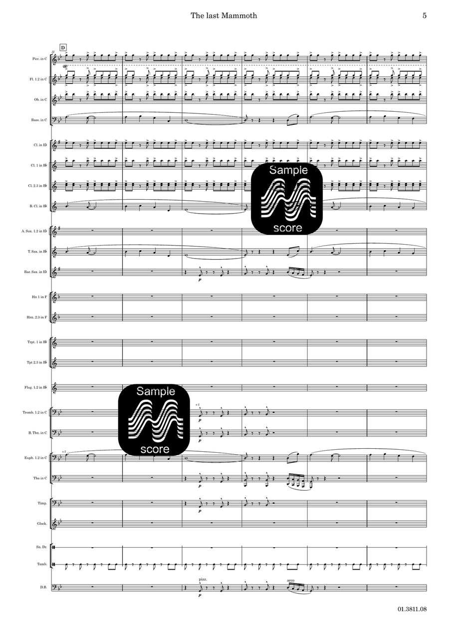 The Last Mammoth Concert Band - Sheet Music page 7
