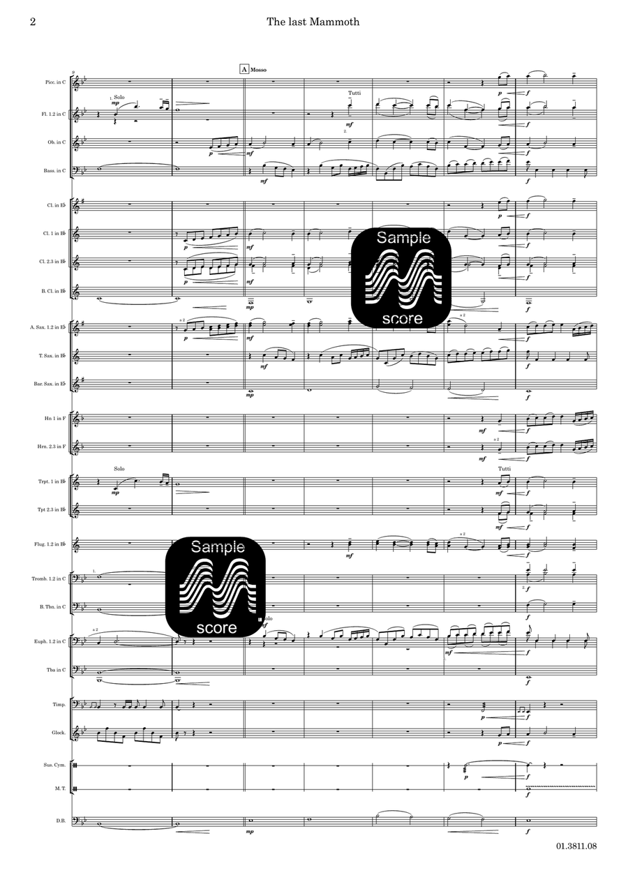 The Last Mammoth Concert Band - Sheet Music page 4