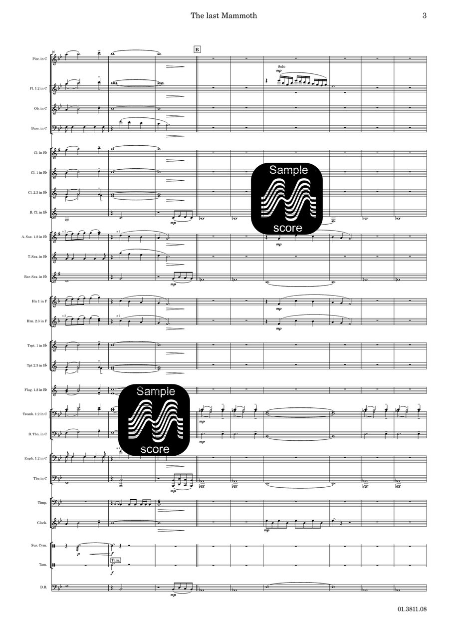 The Last Mammoth Concert Band - Sheet Music page 5