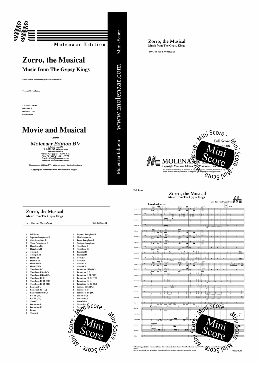 Zorro, The Musical by Various Fanfare Band - Sheet Music page 2