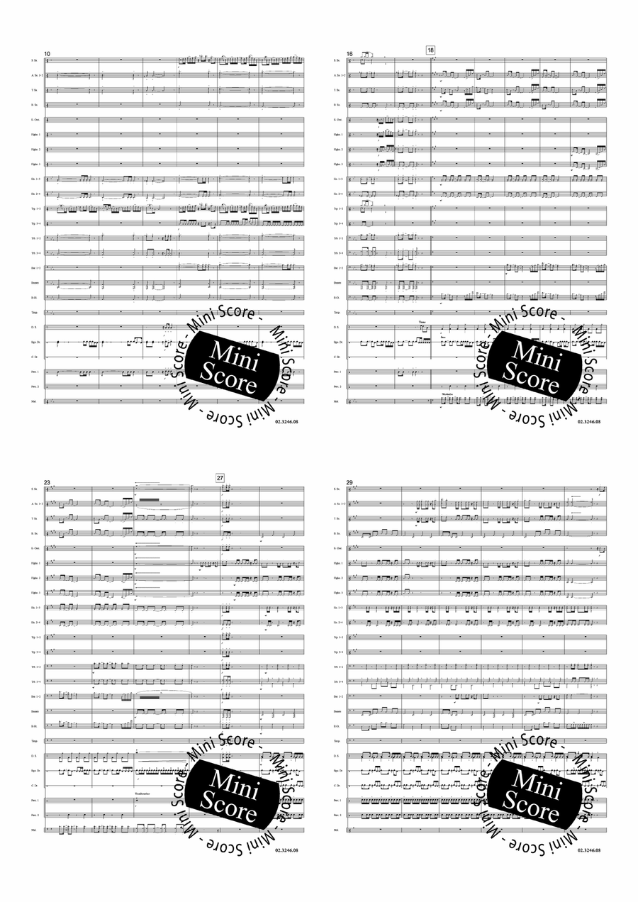 Zorro, The Musical by Various Fanfare Band - Sheet Music page 3